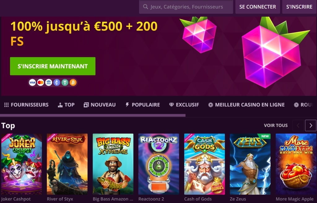 Jeux de casino Malina